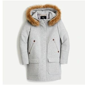 NWT J Crew Chateau Parka Coat
